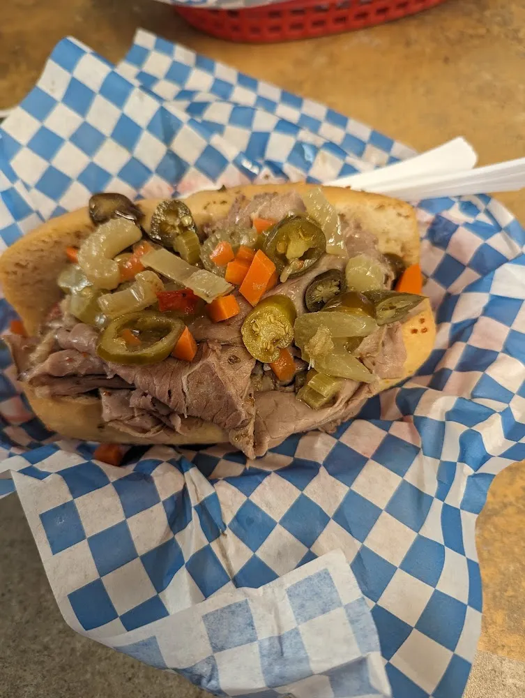 Italian Meat and Sausage Sandwich